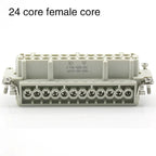 24 Core Heavy Duty Connector HDC-HE-24 The Male Connector and the Female Connector 16A500V Aviation Plug Core