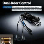 DC12V24V Cabinet Closet Light Sensor Switch Intelligent Human Touch Dimming Hand Sweep Door Control Sensor Hidden Installation