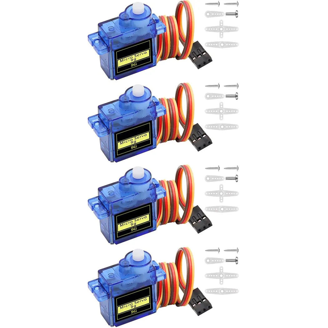 2/5/10pcs Sg90 Servo Motor Micro 9g 180 360 Degree Mount Sg90 Kit Without Metal Gear Pro Rc Car Toy Airplane Arduino Uno Diy