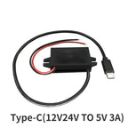 15W 12V 24V to 5V 3A DC-DC Step Down Buck Converter Regulator Power Supply Module Mini USB Micro USB Male Female Type-C Adapter