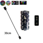 Addressable Rainbow PC Digital WS2812b LED Strip Light for 5V 3pin ARGB Header PC Case Asus Aura Sync RGBIC Fusion MSI Mystic