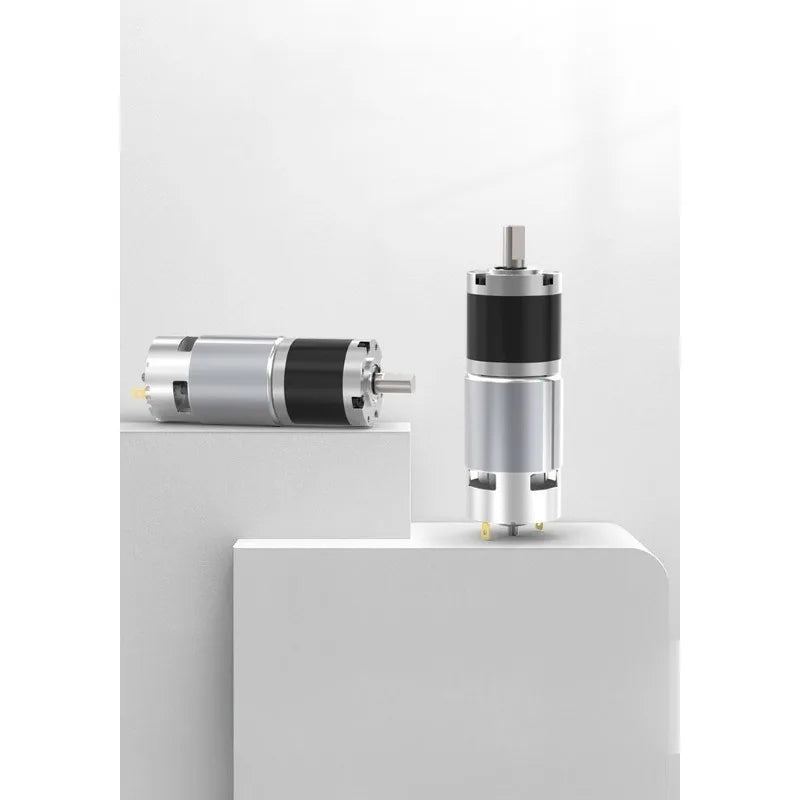 42GP-775 Motor DC Reduction Motor 12V 24V Large Torque Motor Planetary Reduction Planetary Gear Brush 10mm Shaft Diameter