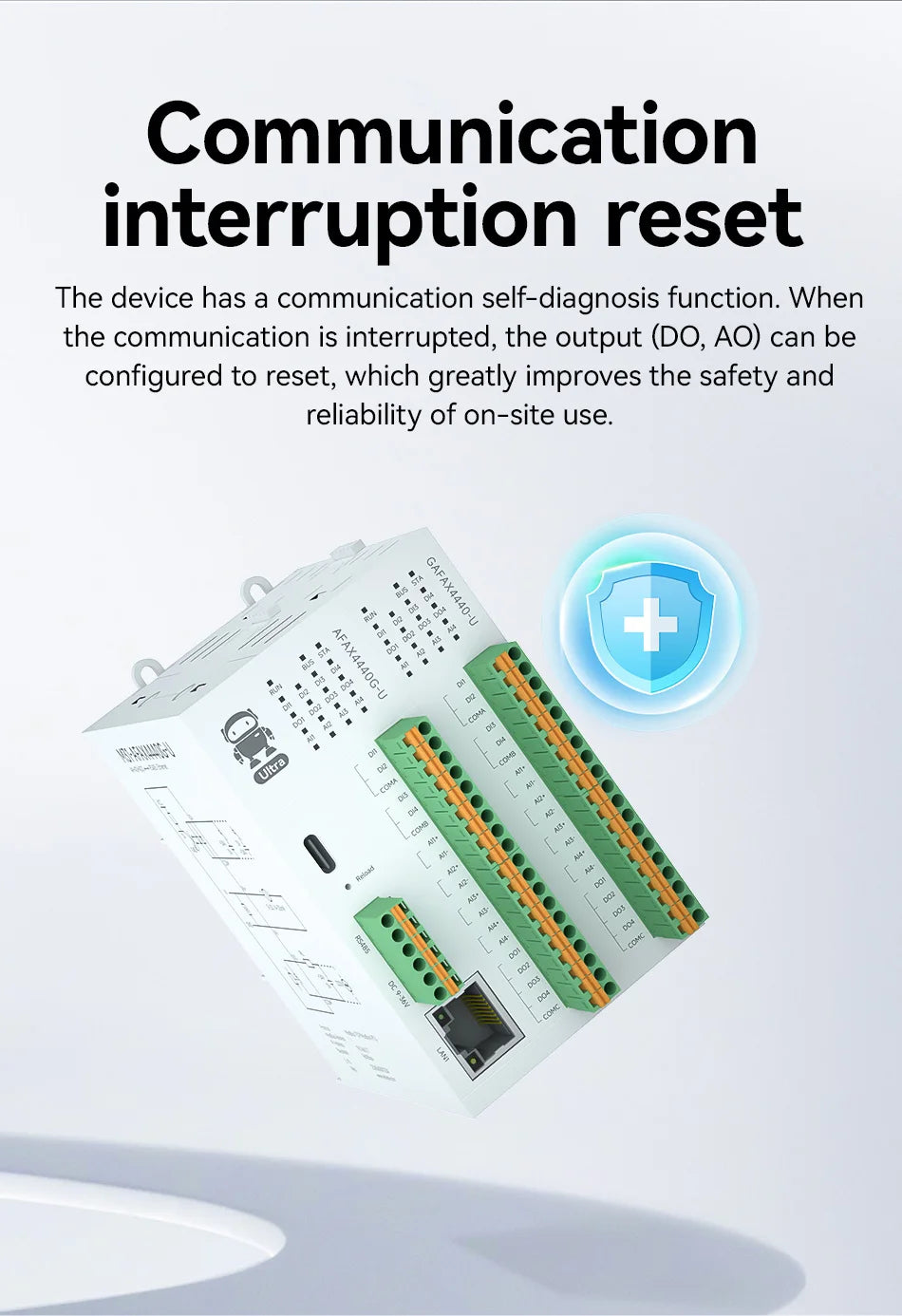 Distributed Remote IO Module RJ45 RS485 AI/DI/DO Modbus TCP RTU CDSENT M31-U Series Switch Analog Input/Ouput Rail Installation
