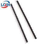 10CS Pitch 2.0mm 1x40 2x40 Pin Single Double Row Right Angle Straight SMT SMD Round Male Header Connector
