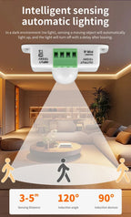 DC 12-24V PIR Motion Sensor Switch - Adjustable Delay Infrared Human Detection Ideal for LED Lights and Wardrobe Strip