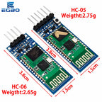 HC-05 HC-06 RF Wireless Bluetooth Transceiver Slave Module HC05 / HC06 RS232 / TTL to UART Converter and Adapter For Arduino