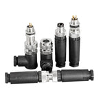 M8 3pin 4pin 5pin sensor connector waterproof male&female plug screw threaded coupling 3 4 5Pin