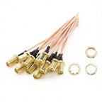 1Pcs 30cm SMA to IPX Cable RF1.13 RG178 Pigtail Jumper Cable RP SMA Female U.FL IPX RP SMA Female Adapter