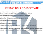 ENS160 CCS811 Carbon Monoxide CO VOCs Air Quality Numerical Gas Sensor Module for arduino