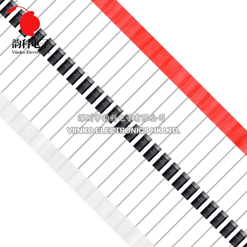 100pcs UF4007 FR107 FR207 RL207 1N4937 1N5392 1N5399 1N5817 1N5818 1N5819 UF4005 UF4004 FR104 FR157 RL257 Rectifier Diode