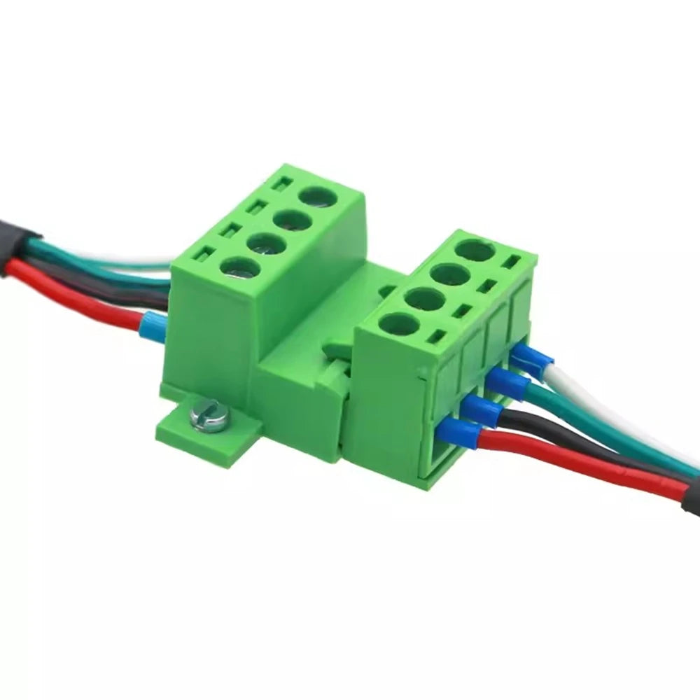 1Sets solderless docking type 2EDGRKC 5.08MM screw terminal block connector PCB plug-in type 2edg type green terminal block