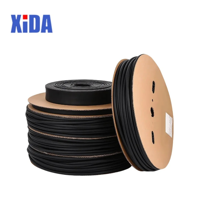 1Meter/Lot 4:1 Ratio Heat Shrink Tube With Glue Dual Wall Adhesive Tubing Heat Shrinkable Tubing Sleeve Wrap Wire Cable Kit Kits