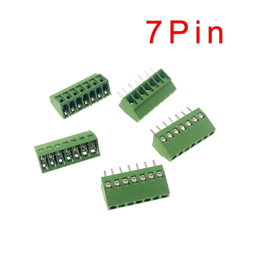5/10pcs KF128 2.54mm PCB Mini Screw Terminal Blocks Connector for Wires KF128-2.54 2P 3P 4P 5P 6P 7P 8P 9P 10P 12P 16P Terminal