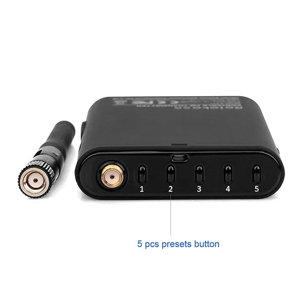 Retekess FT11 0.3W Wireless FM Broadcast Transmitter MP3 Portable for Church Car Meeting Support TF Card AUX Input