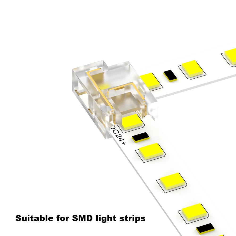 12 In 1 Compatible With COB LED Strip And SMD LED Light Strip Multifunctional Wire Connectors 2 Pin For 8mm 10mm Terminal Blocks