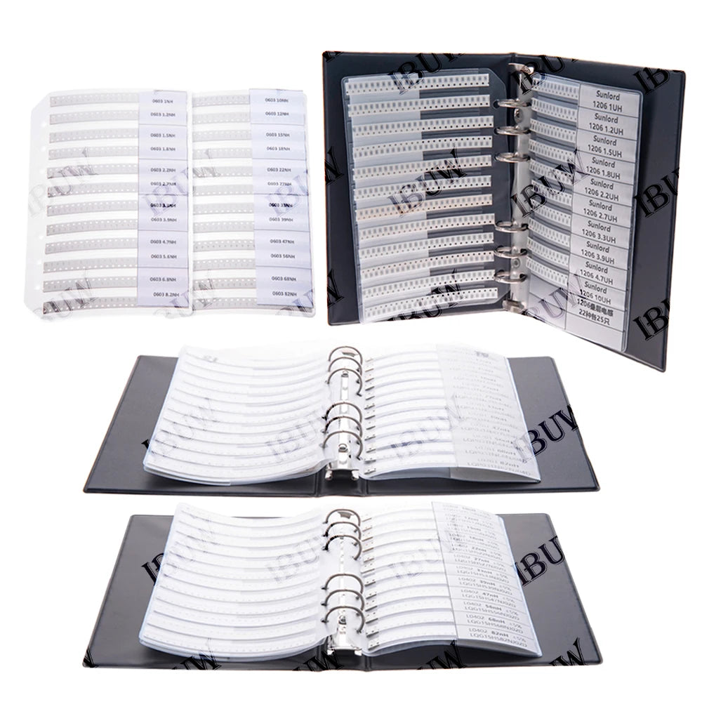 22/38/42/44/52Values 0402  0603 1206 0805 Stackup Inductor Multilayer Ceramic Inductor SMD Sample Book