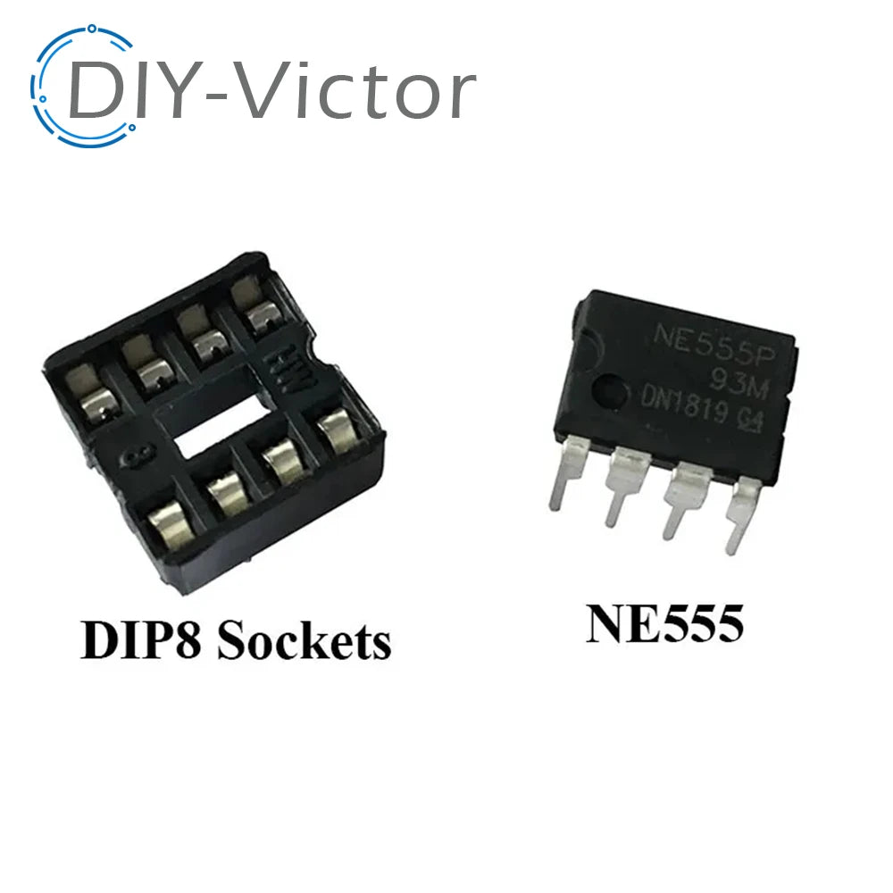 20PCS/LOT New NE555 NE555P NE555N 555 Timers DIP-8 8 Pin DIP Sockets /SOP-8 SMD NE555DR IC BXV