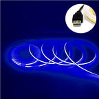 USB COB Lamp Strip DC5V 320LEDs/M White/Red/Pink/Ice Blue/Yellow Cabinet Light Lamp TV Backlight Flexible Ribbon Rope LED Strip