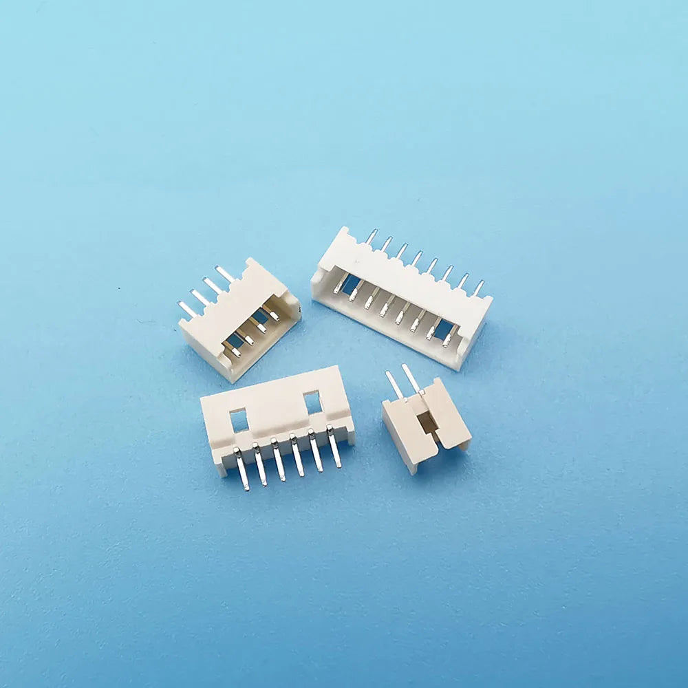 50Pcs JST 1.25mm Pitch 2/3/4/5/6/7/8/9/10Pin Male Female Connector Horizontal Straight Pin Header Housing Micro JST 1.25