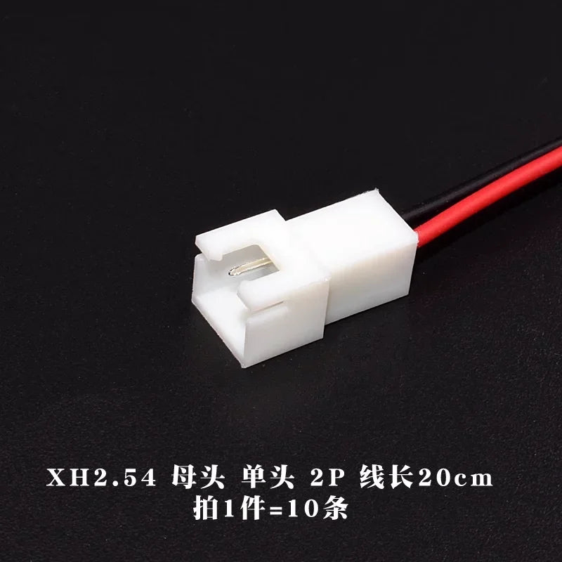 10PCS JST XH2.54 XH 2.54mm Wire Cable Connector 2P/3P/4P/5P/6 Pin Pitch Male Female Plug Socket 10cm/20cm/30cm Length 26AWG