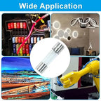 50pcs 5x20mm 4A Medium Blow Fuse 220V Mains, Time-Delay Overcurrent Protection Fuse Compatible with IEC Power Inlet