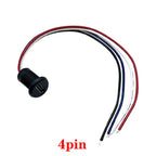 2/4/5/6Pin Type-C USB High Current Charging Socket with PH2.54 Nut Snap Lock Plate Female Type C Waterproof Female Connector