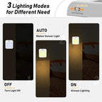 Night Light Motion Sensor With LED Light EU/US Plug Lamps Children's Night Light Wireless Night Lamp For Bedside Table Bedroom Portable Night Light, Night Light