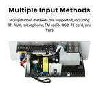 D2000 Digital Bluetooth Amplifier Board 2.1-Channel Bluetooth Audio Decoder 100W + 100W + 200W High-Power Output Subwoofer