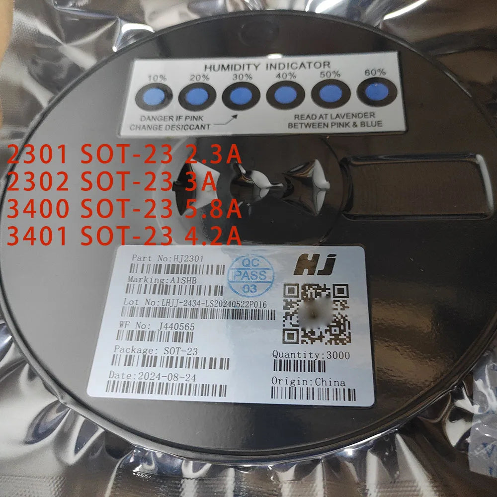 100PCS/LOT SI2301 SOT-23 2301 2.3A 20V SMD Field Effect Transistor P-Channel MOS-FET Marking A1SHB Good quality