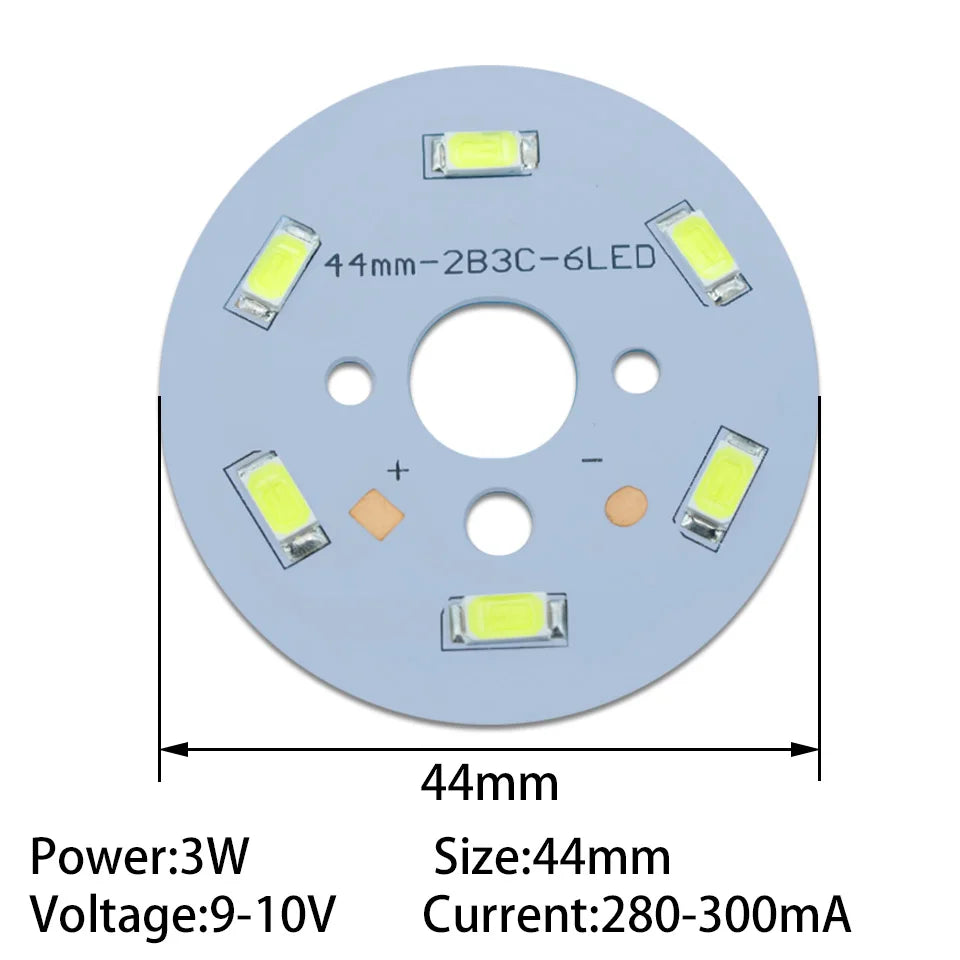 3W 23mm 32mm 40mm 44mm Super Bright Light Beads LED Emitting Diode SMD5730 Lamp Panel LED Board White Warm White Bulb Chip