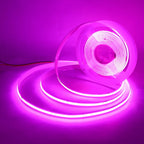12V 5V USB COB LED Strip Light With 2Pin Wire 320 384 480 528 LEDs Flexible Tape Linear Lighting Warm White Pink Blue Red Yellow