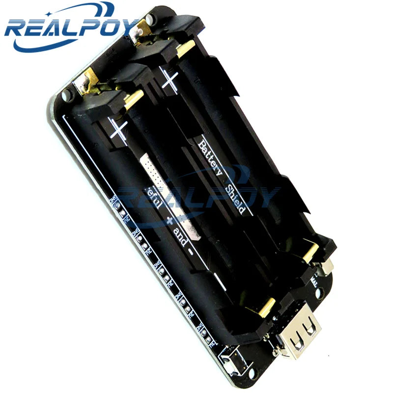 ESP8266 ESP32 Dual 18650 Lithium Battery Shield V8 5V 2.2A 3V 1A Mobile Power Bank Battery Charging Module Micro USB For Arduino
