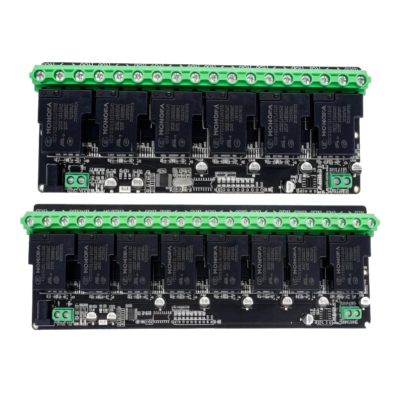 Modbus RTU RS485 TTL Relay Control Module Optional 3/4/6/8 Channel High Power Output Industrial PLC