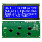 20x4 2004 Big Large Size Character  Lcd Display I2C IIC Blue White Green Size 146x62.5mm 5v LC2042 WH2004L AC204B  SBS02004A0