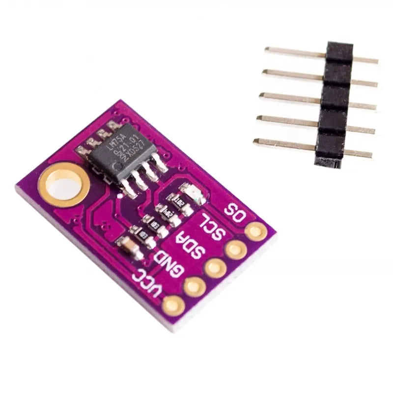 LM75 LM75A temperature sensor high speed I2C interface high precision development board module