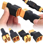 XT60/XT90 Male Female Parallel Plug Adapter Converter Connector Cable Lipo Battery Harness Series Plug Wiring Replacement Part