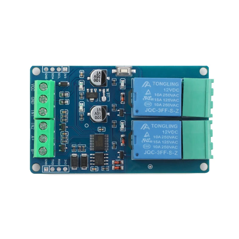 Modbus RTU 1 2 4 8 Channel Way relay module 5V 12V 24V Switching Switch Input/output RS485/TTL Communication