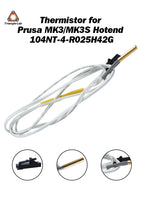 Trianglelab 104NT-4-R025H42G (Same 104GT-2) Thermistor 70CM Custom Plug for Prusa MK3 MK3S Hotend Use Directly
