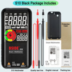 BSIDE Digital Multimeter Smart Electrician Tester USB Charge T-RMS DC AC Voltage Capacitance Ohm Hz NCV Professional Multitester