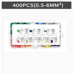 300-2000 pcs Durable Wire Connect Insulated Connector Crimp Terminator Cold Pressed Insulated Termina