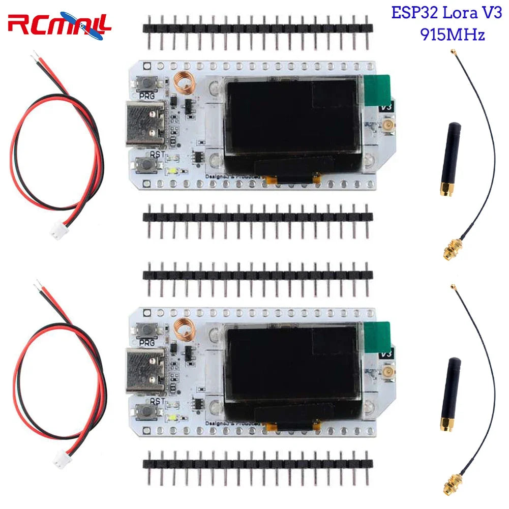 2PCS Heltec LoRa32 V3 868MHz 915MHz Development Board SX1262 0.96 Inch OLED Display BT+WIFI Lora Kit for Arduino IOT Meshtastic