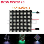 SP801E Led Controller Kit DC5V WS2812B RGB LED Pixel Panel Light 8x8 16x16 8x32 Digital Flexible Screen Individually Addressable