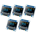 DIYUSER 0.96 Inch 128x64 OLED Display SSD1306 IIC I2C Serial LCD Screen for R3 Arduino Kit - White/Blue/Yellow Options Available