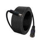 【LANO】 1M 2M 5M 8M 10M 15M Black DC Power Extension Cable 5.5*2.1mm Male to Female Connector for LED Lamp CCTV Security Cameras