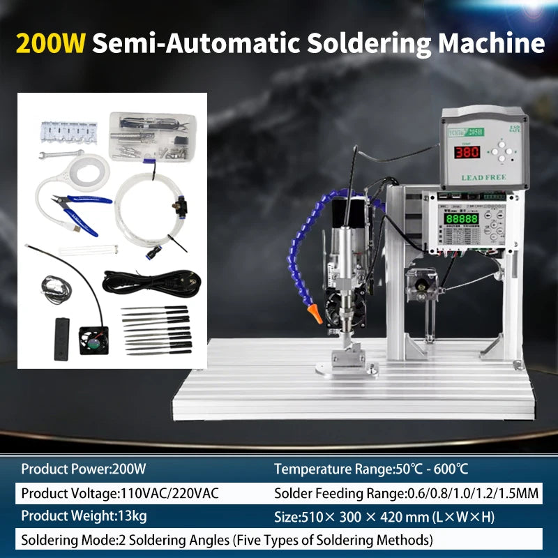 Semi-automatic Soldering Machine Foot Pedal Stable 110V/220V Soldering Station Spot Welder for USB/Aviation Plugs & Motor Wiring