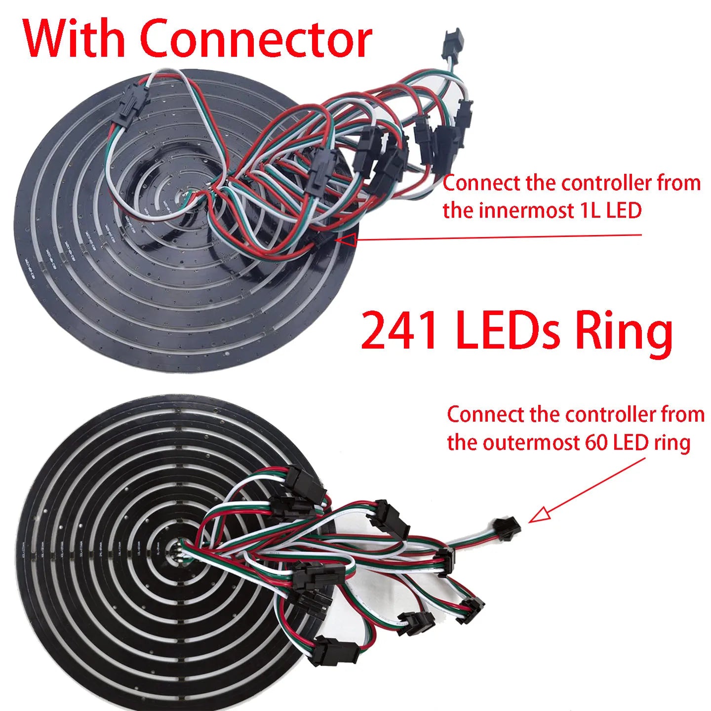 5v ws2812b 5050 RGB sk6812 LED Ring Lamp Light,module strip 1/8/12/16/24/32/241 LED/ring with Integrated Drivers for Arduino