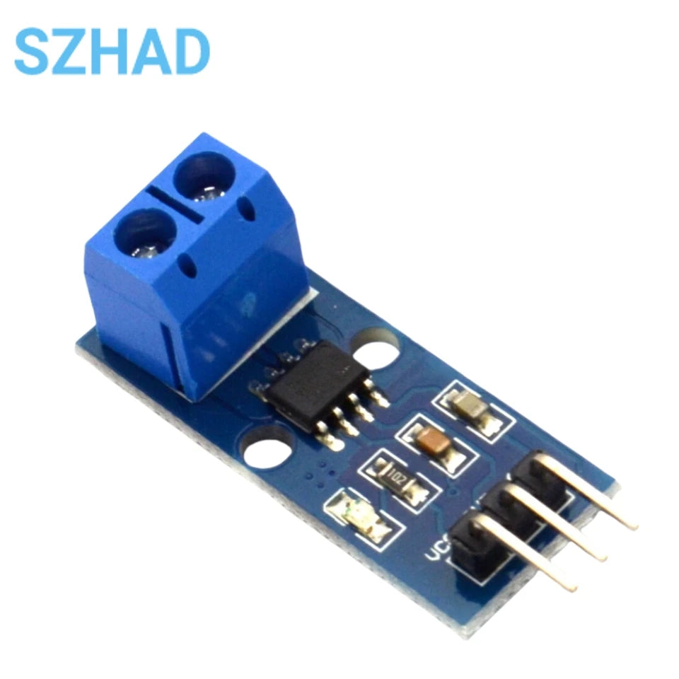 ACS712 5A 20A 30A Hall Current Sensor Module, AC/DC Detection, for Arduino Smart Home Energy Monitoring