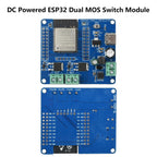 DC 5-60V 2/4 Way Mos Switch Module On-Board Esp32-32E Module Wifi Bluetooth ESP Development Board Type C