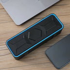Bluetooth Speaker Portable Wireless,10W Dual Driver Stereo Loud Bass,TWS FM TF USB AUX Hands-Free,BT 5.0 10H Home Outdoor Party