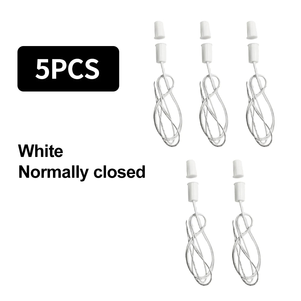 RC-33 Magnetic Reed Switch NC Recessed Wired Window Door Contact Sensor for Home Security and Burglar Alarm Systems